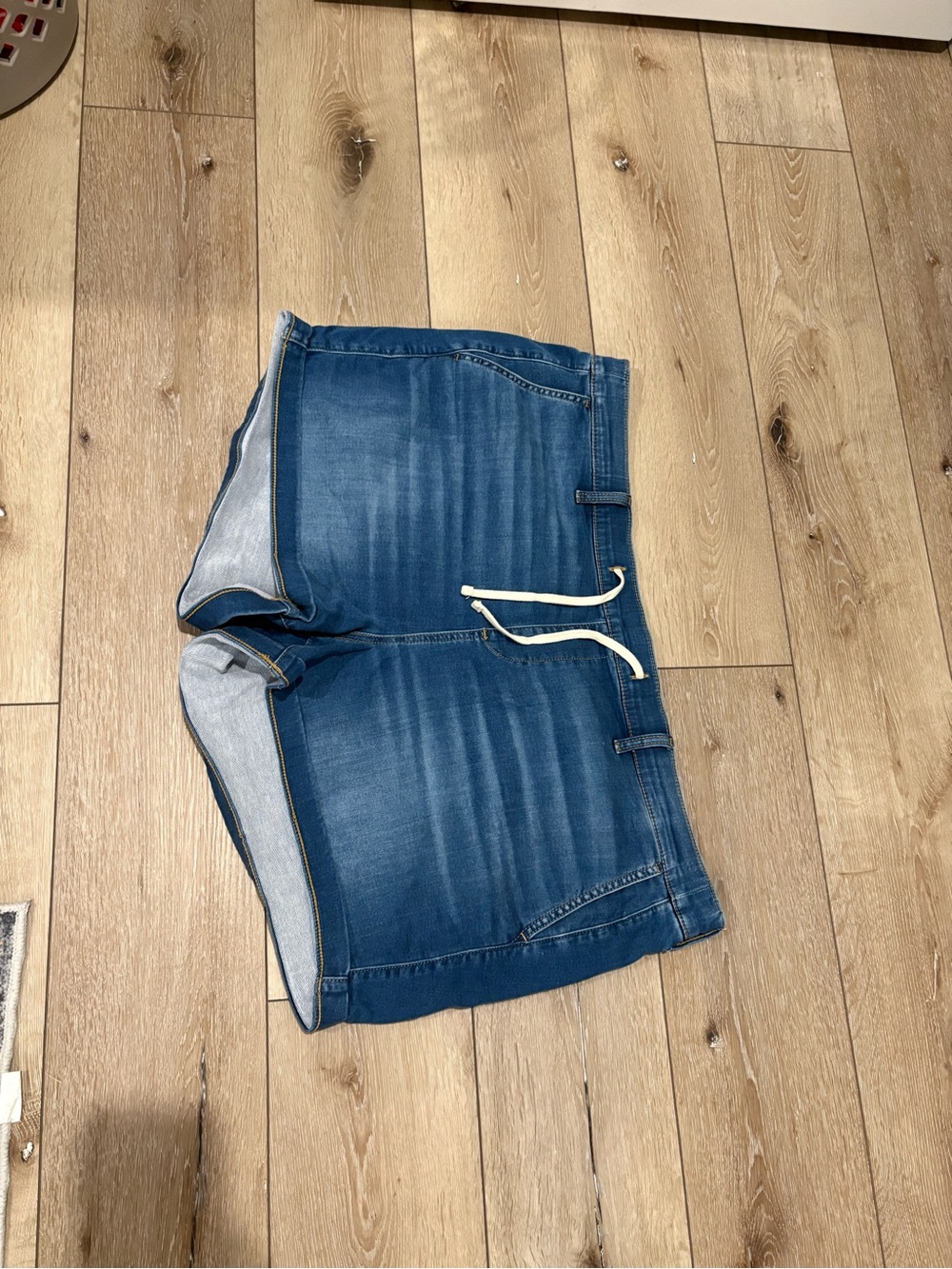 torrid Blue Denim Drawstring Jean Shorts